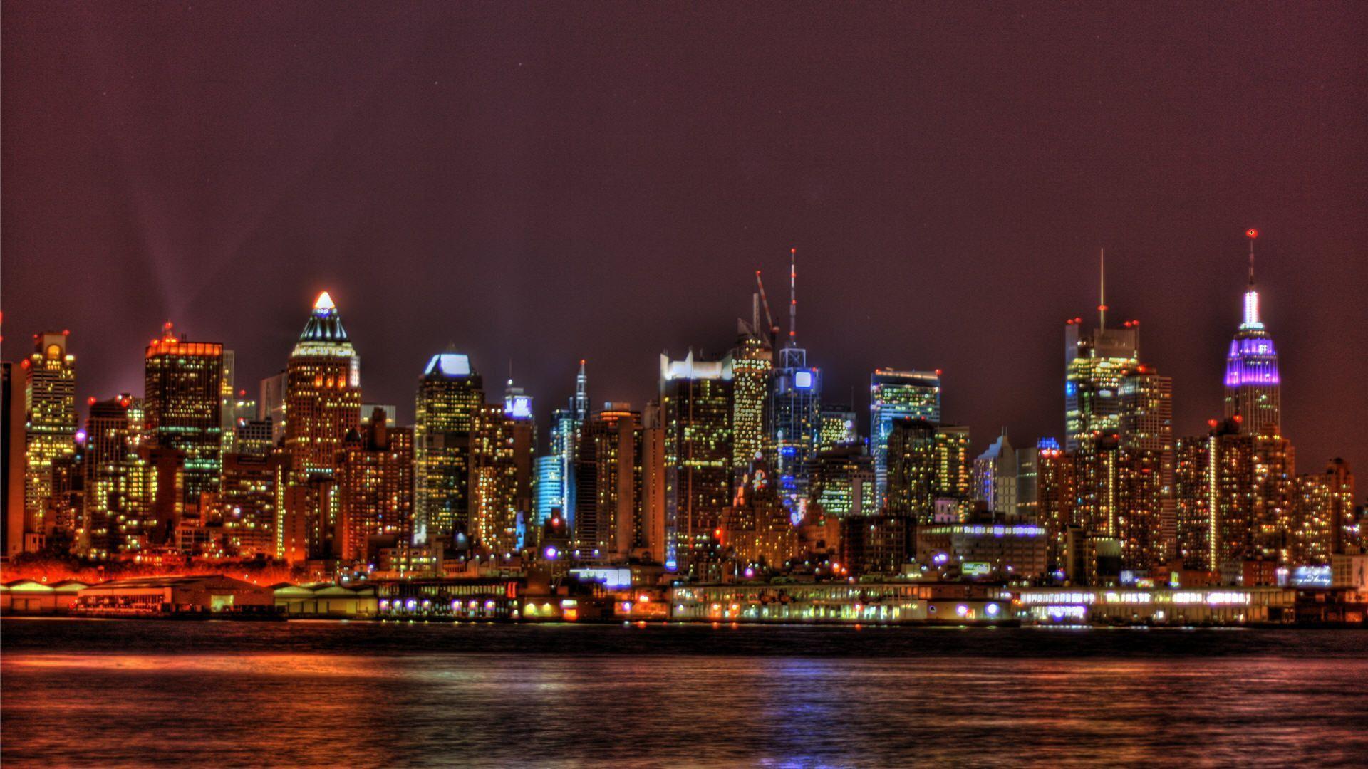 Skyline Of New York City Wallpaper Free, HQ Background. HD