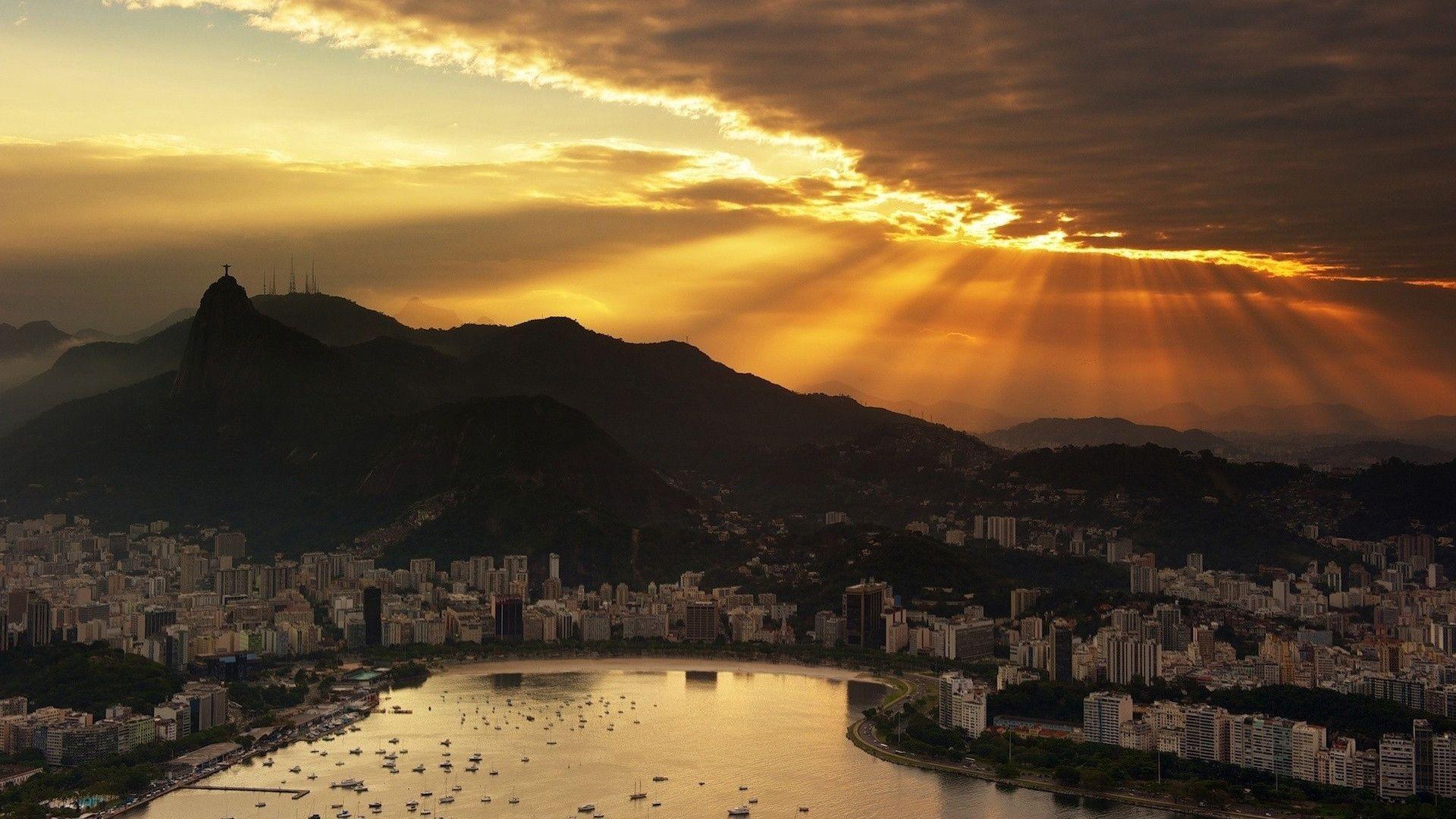 Rio De Janeiro Sunset wallpaper