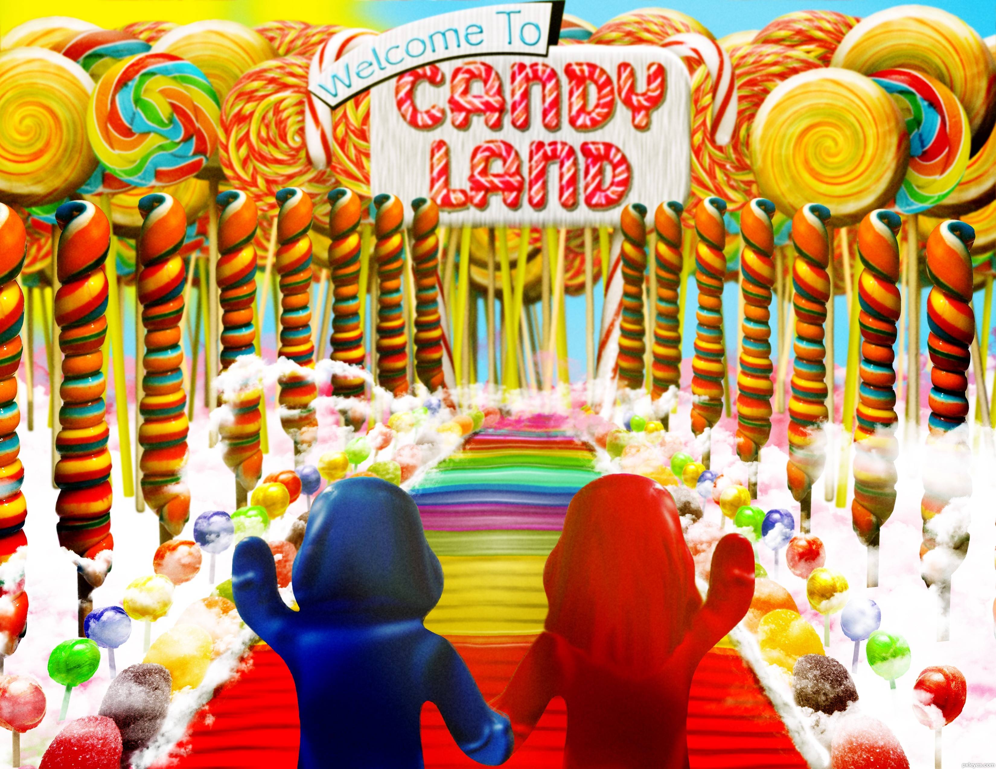 Welcome to Candy Land picture, by bjaockx for: game based photohop