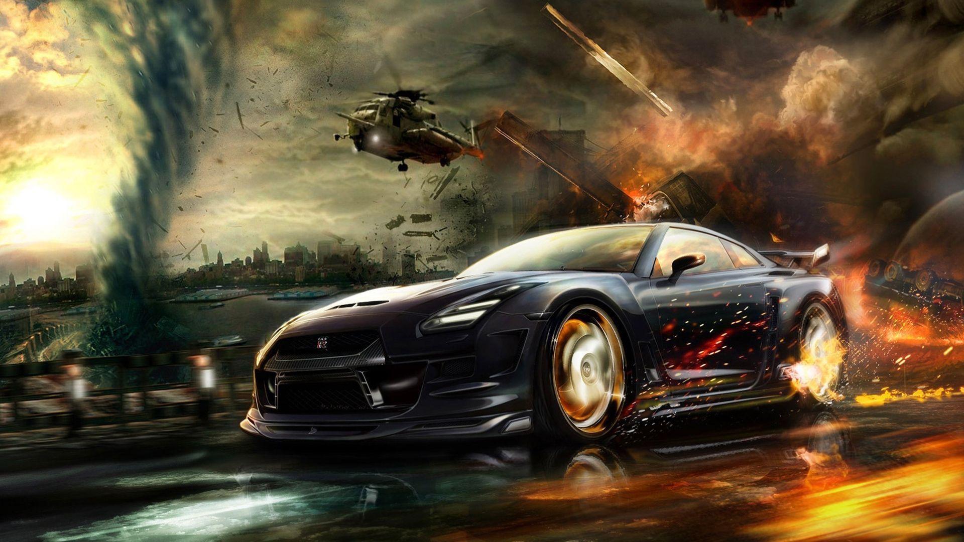 Anime Racing Wallpaper Hd