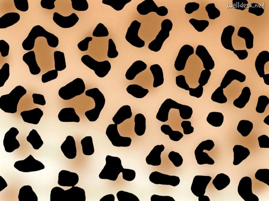 White Cheetah Print Wallpaper