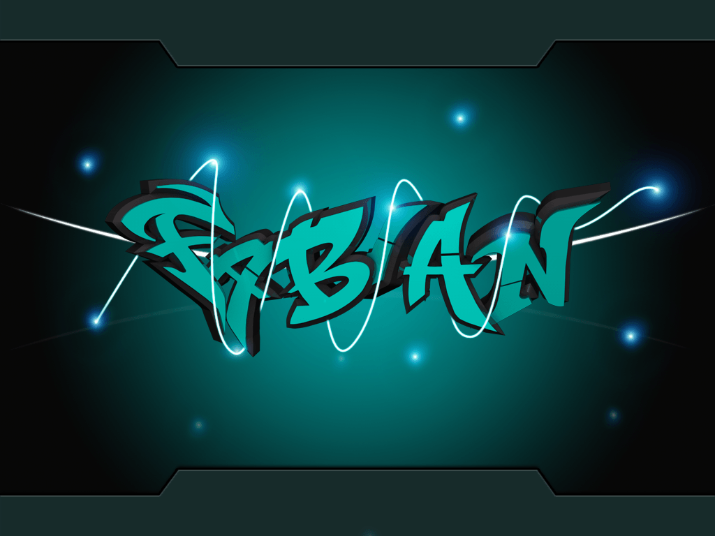 3D Name Wallpaper Fabian