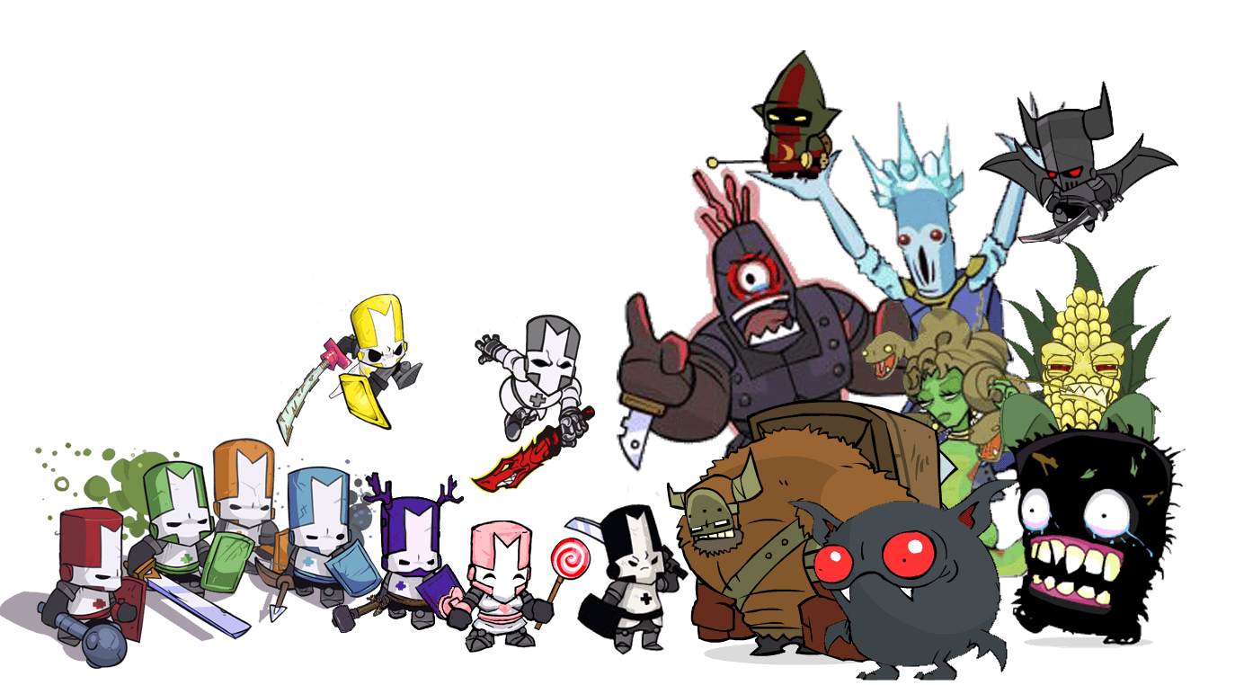 Castle crashers персонажи. Кастл крашерс боссы. Персонажи из Кастл крашерс. Босс рыцарь Castle Crashers. Персонажи каст крашщерс.