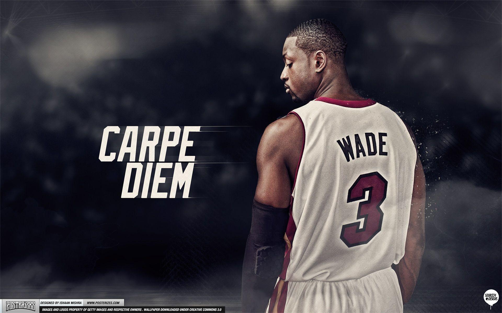 Nba Miami Heat Dwayne Wade X Wide Wallpaper