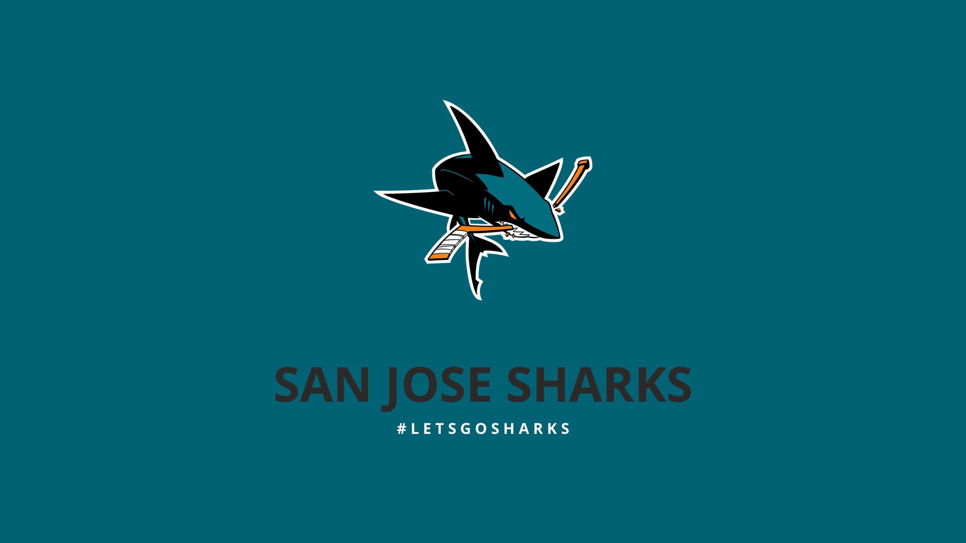 Download Black San Jose Sharks Wallpaper