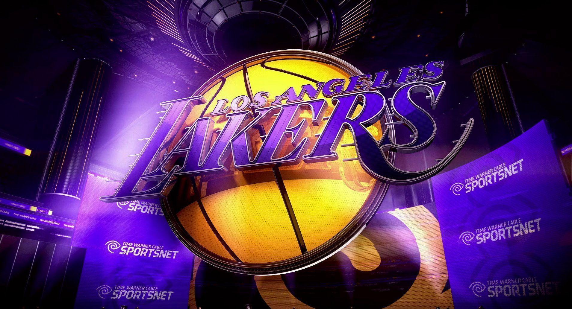 Exclusive Los Angeles Lakers Eagle Design Wallpaper HD. Download