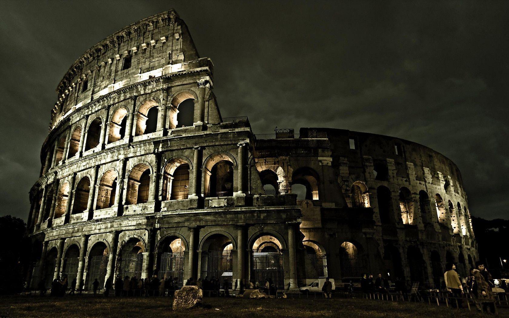 Colosseum Roman Architecture Wallpaper