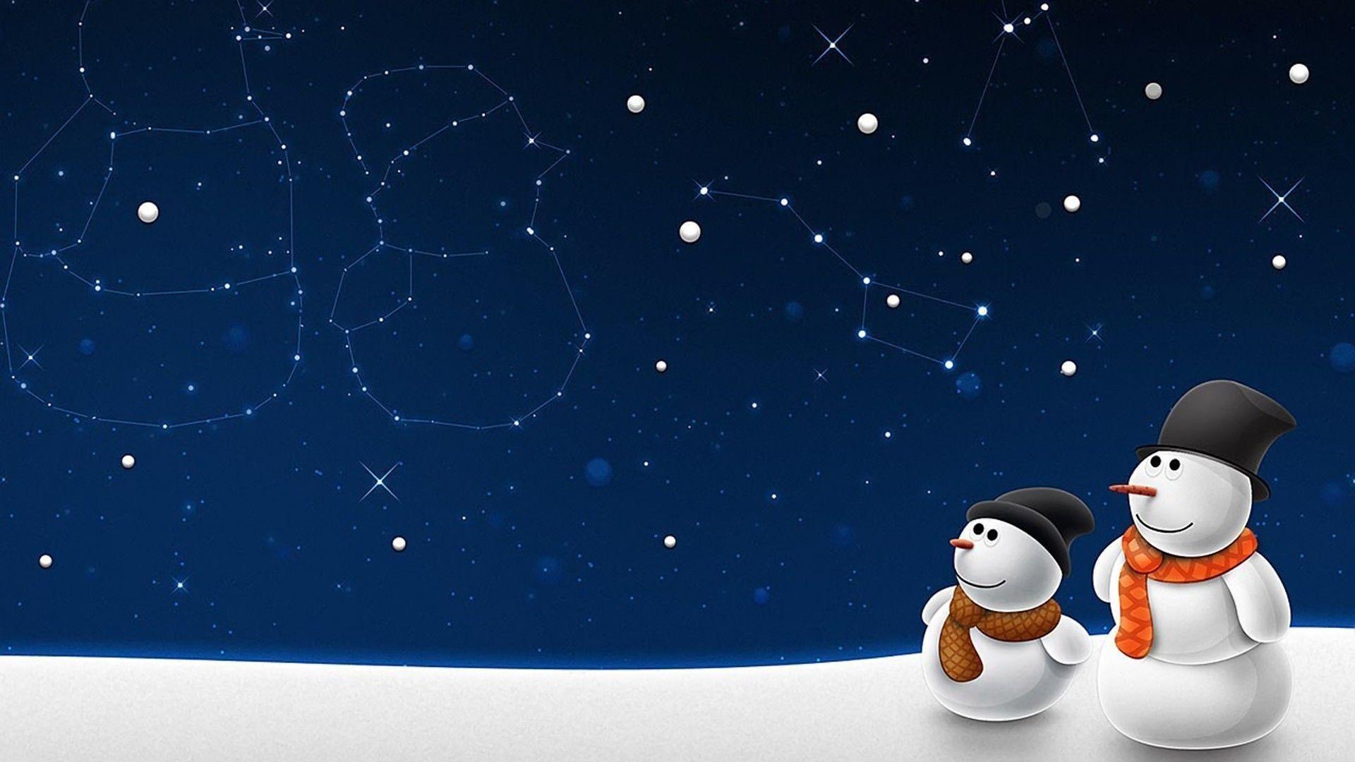 Man Snow Christmass Computer Background Christmas Desk