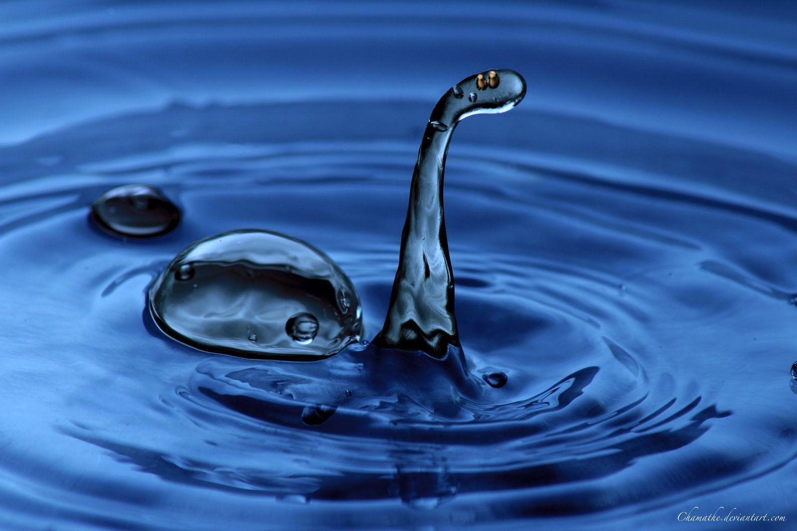image For > Loch Ness Monster Art
