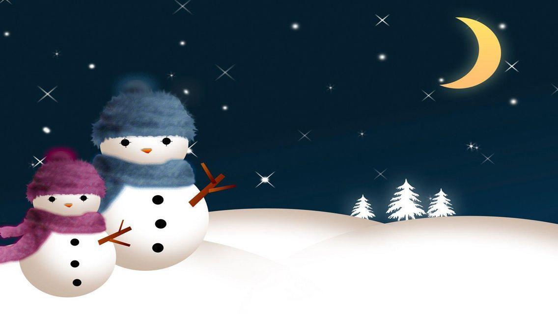 Free Download Christmas Snowman HD wallpaper for iPhone 5. Touch