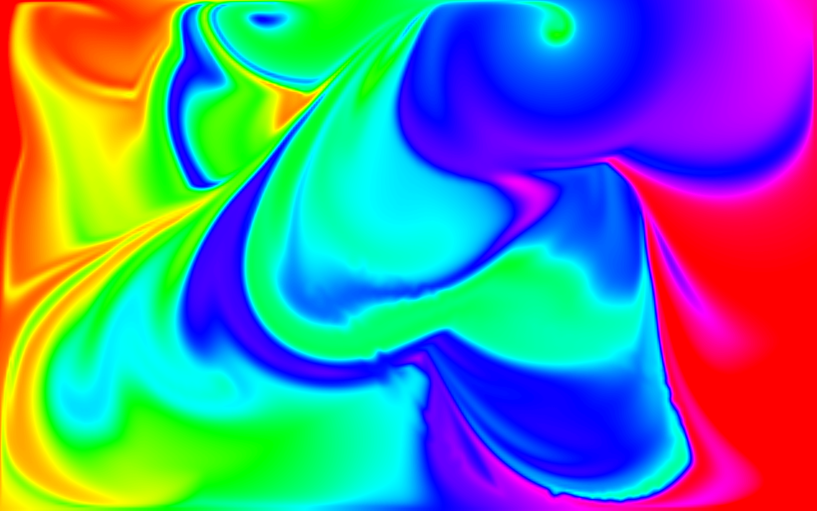 Swirly Rainbow Wallpaper