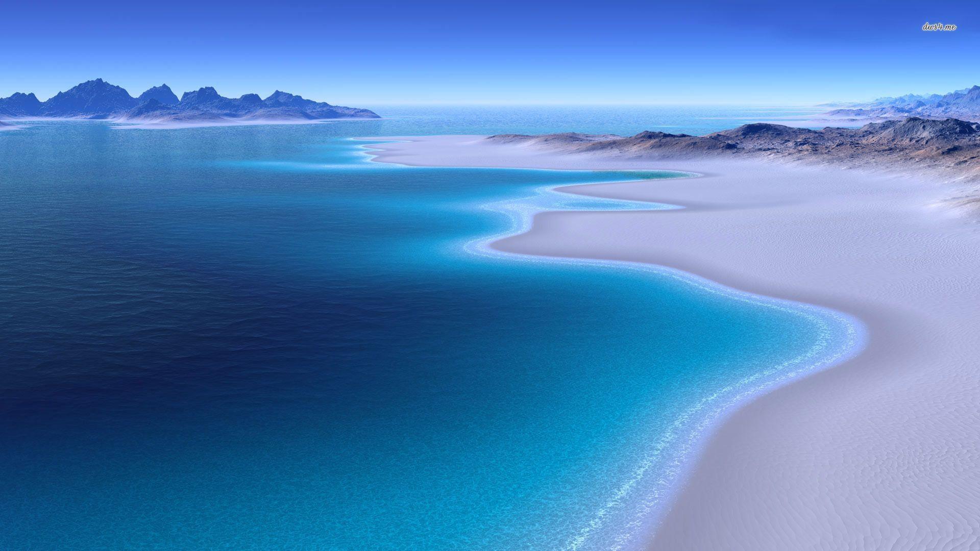 calm beach. Desktop Background for Free HD Wallpaper