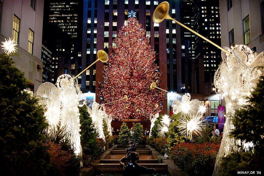 New York City Christmas Tree Wallpaper