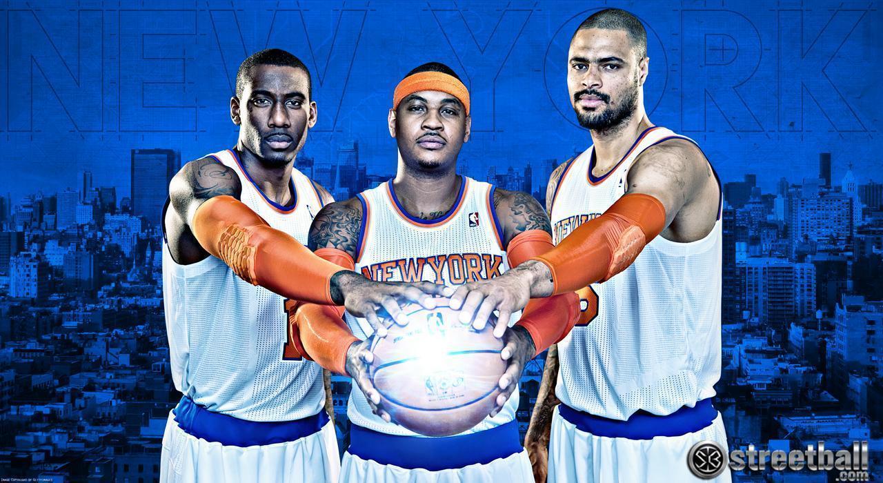 Carmelo Anthony Tyson Chandler Amare Stoudemire Knicks Wallpaper