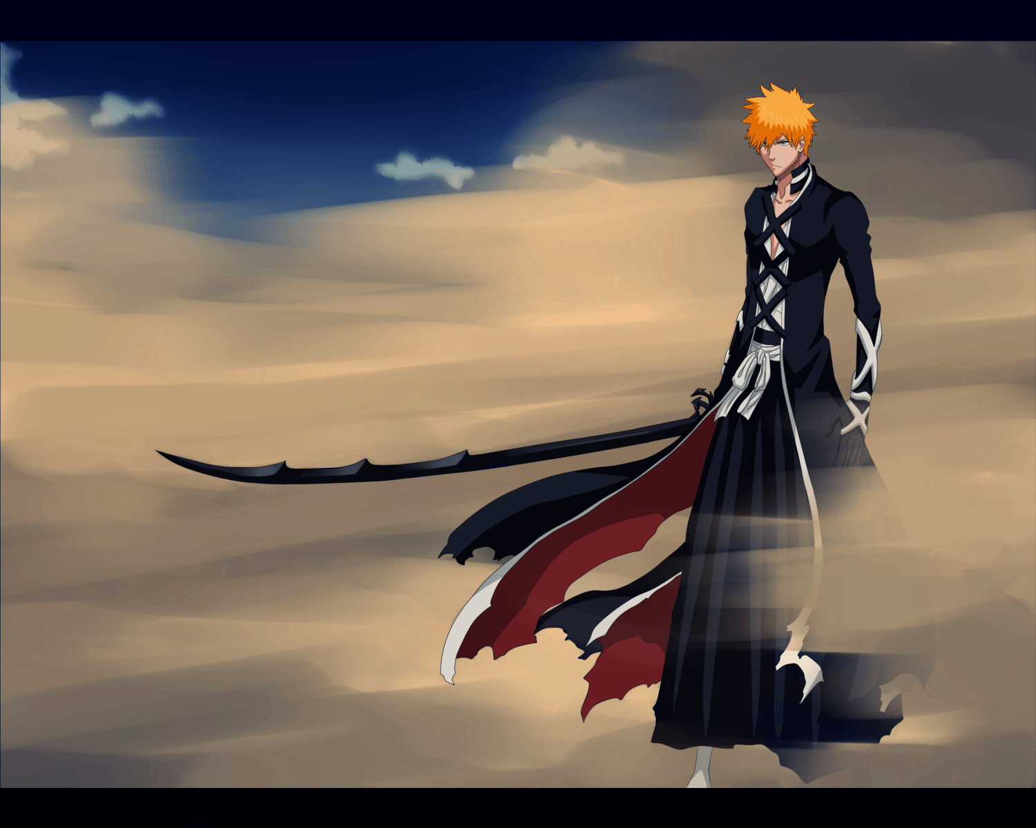 Kurosaki Ichigo Bankai Wallpapers Wallpaper Cave