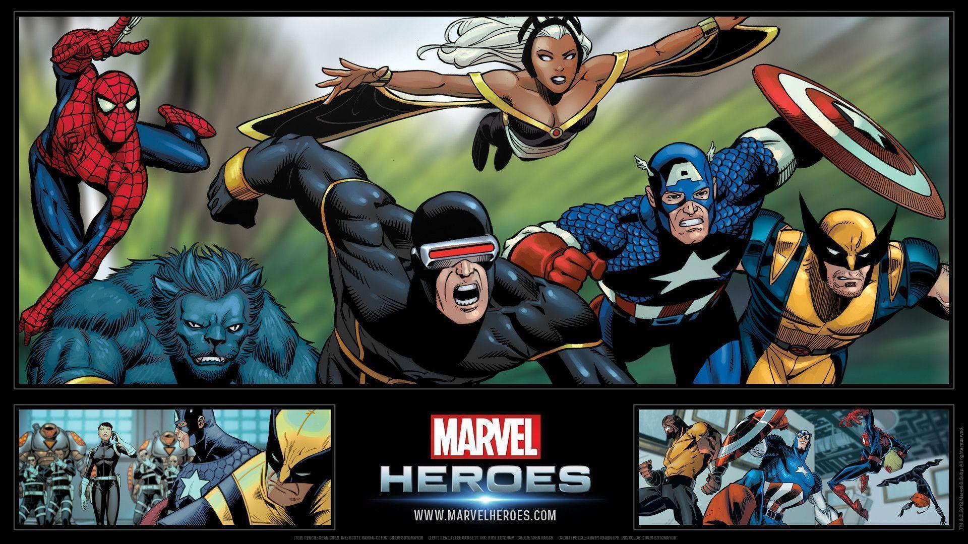 Wallpaper Poster 1. MarvelHeroes2015