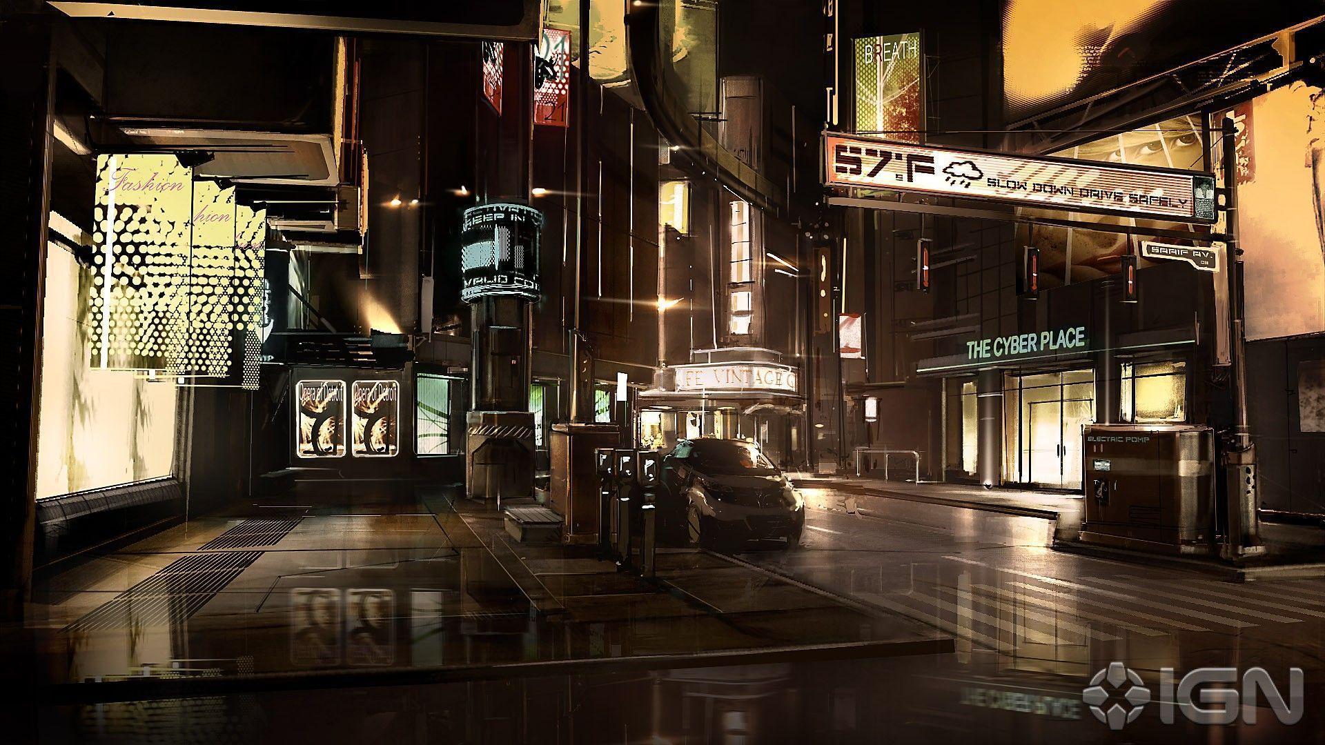 image For > Deus Ex City Wallpaper