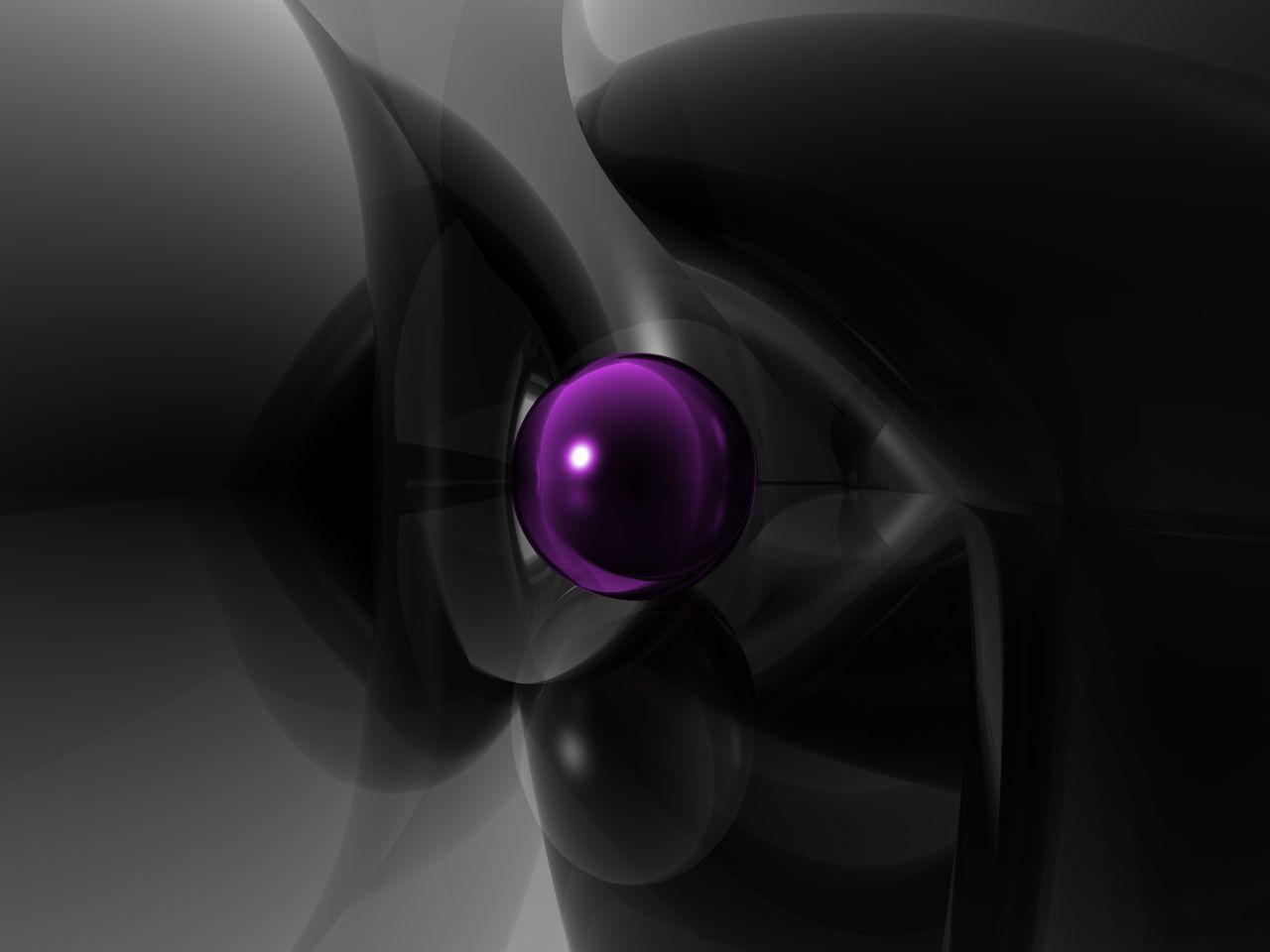 Black And Purple Abstract Wallpaper Widescreen 2 HD Wallpaper