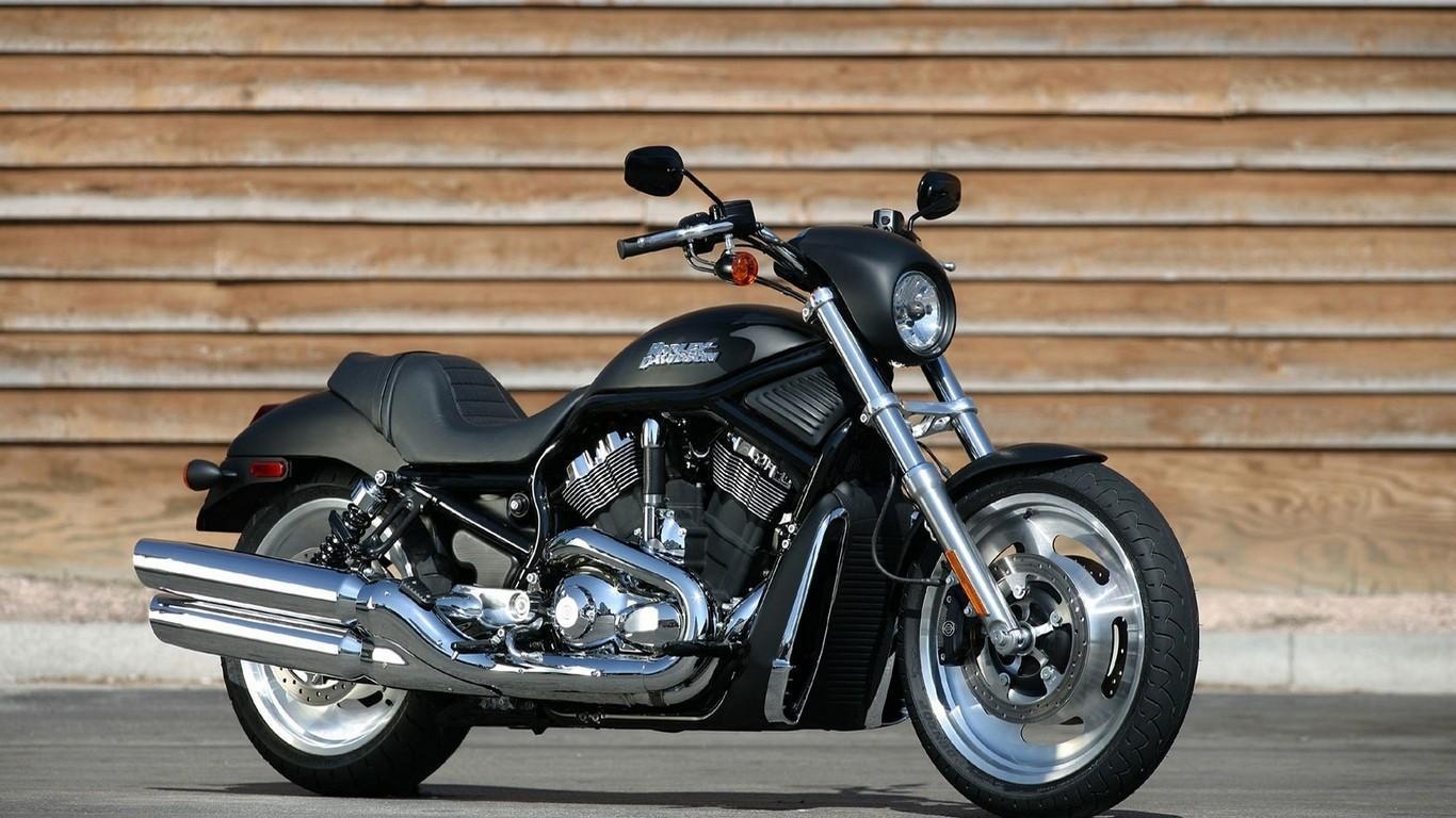 Black Harley Davidson Motorcycle Image 6 HD Wallpaper
