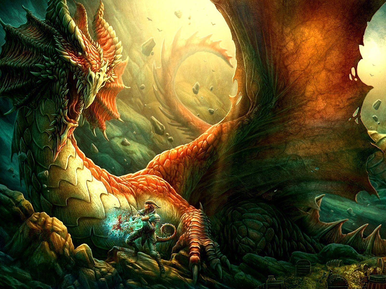 Dragon Fantasy Wallpaper HD Desktop PC Wallpaper. Cariwall