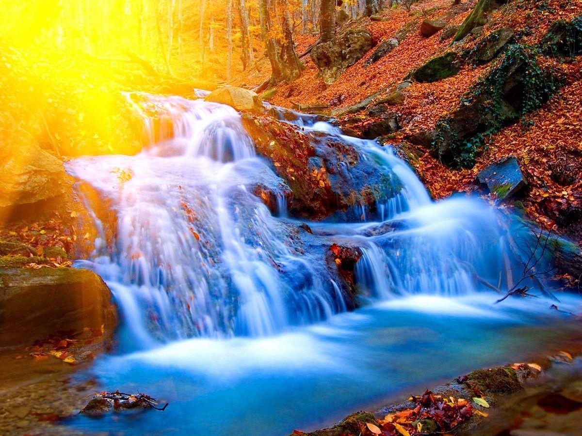 Nexus Desktop Nature Waterfall