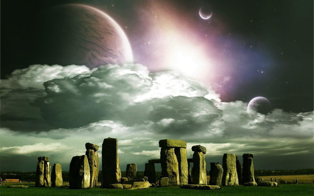 Wallpaper Fantasy Stonehenge