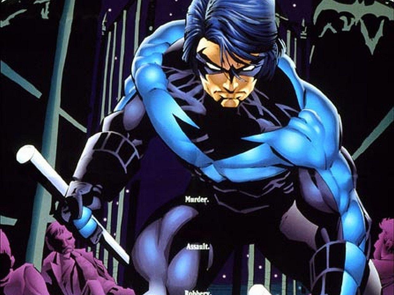 Wallpaper For > Nightwing iPhone Wallpaper