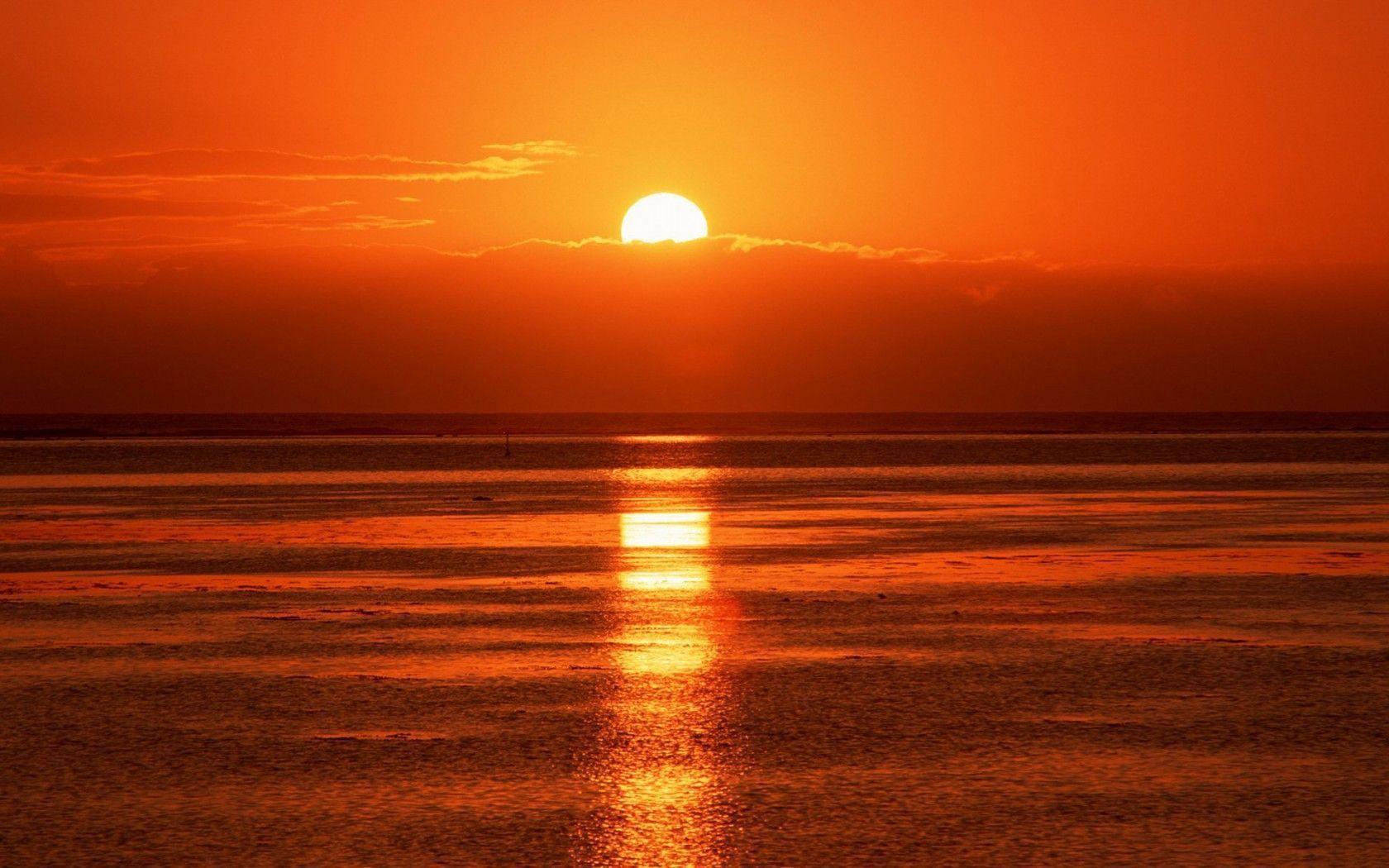 Sunset Beach Cool HD Wallpaper 7055 Full HD Wallpaper Desktop