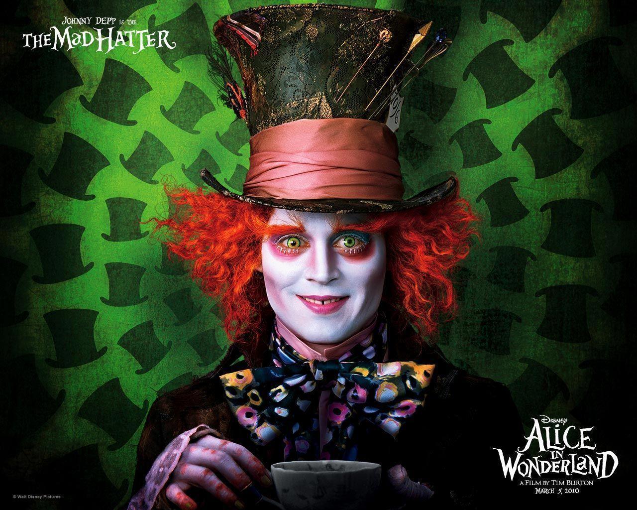 Johnny Depp As Mad Hatter First Look?