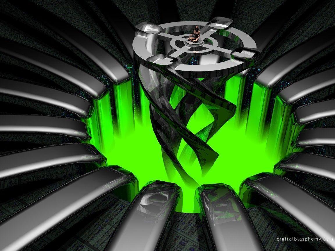 3D Abstract Background Widescreen Wallpaper