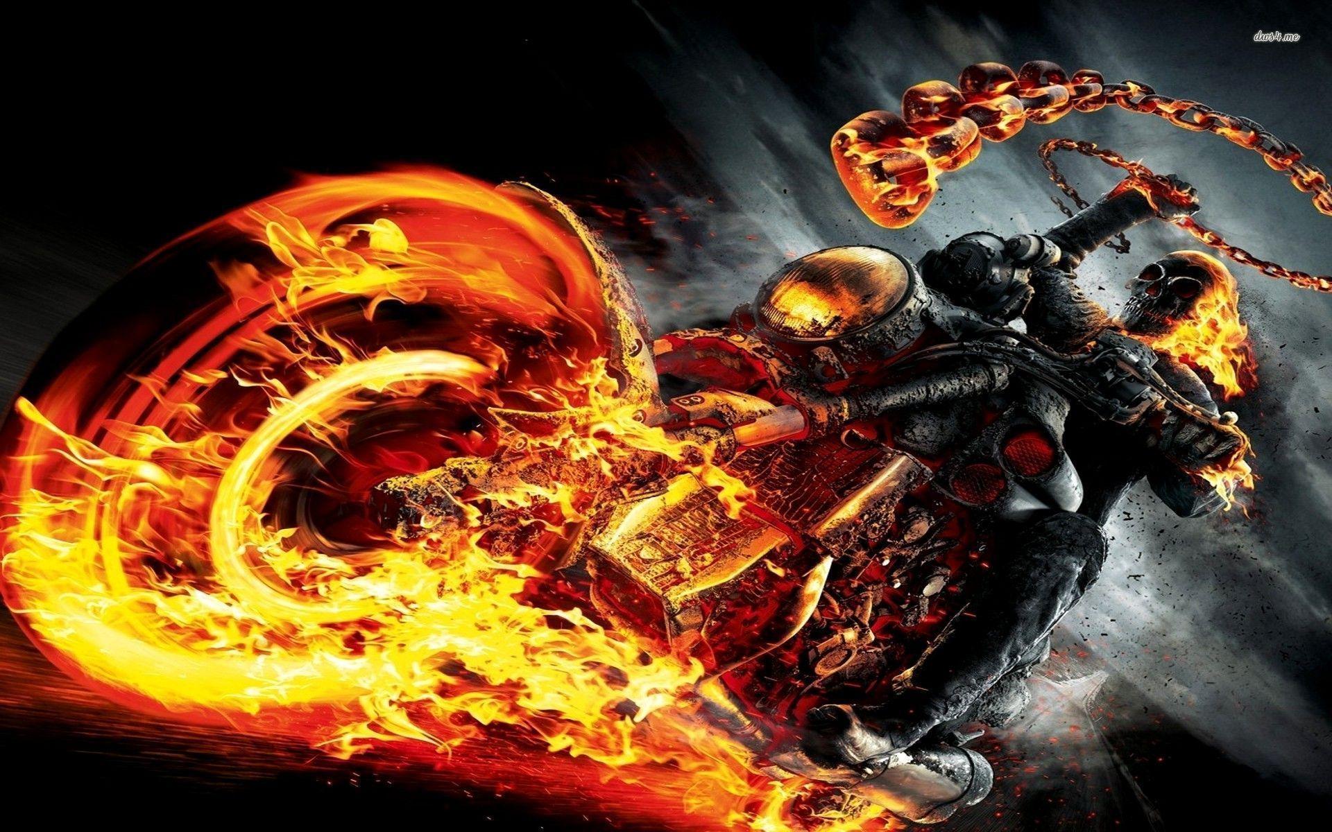 Kumpulan Wallpaper Ghost Rider Biru | Download Koleksi Wallpaper Elang