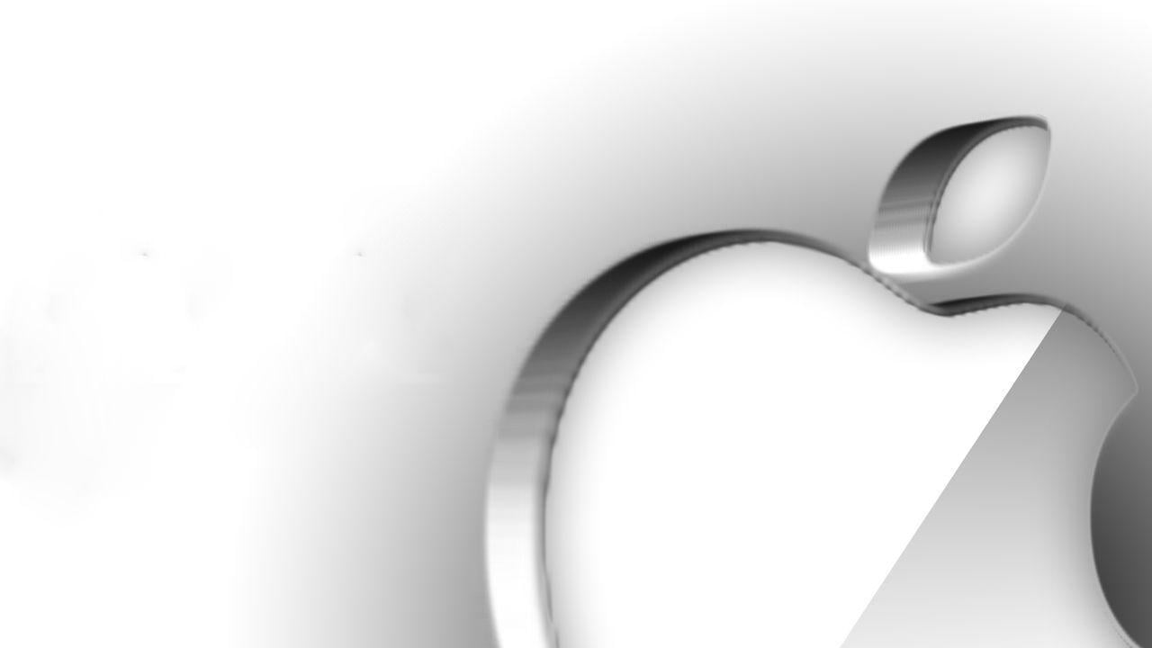 apple logo black and white mario