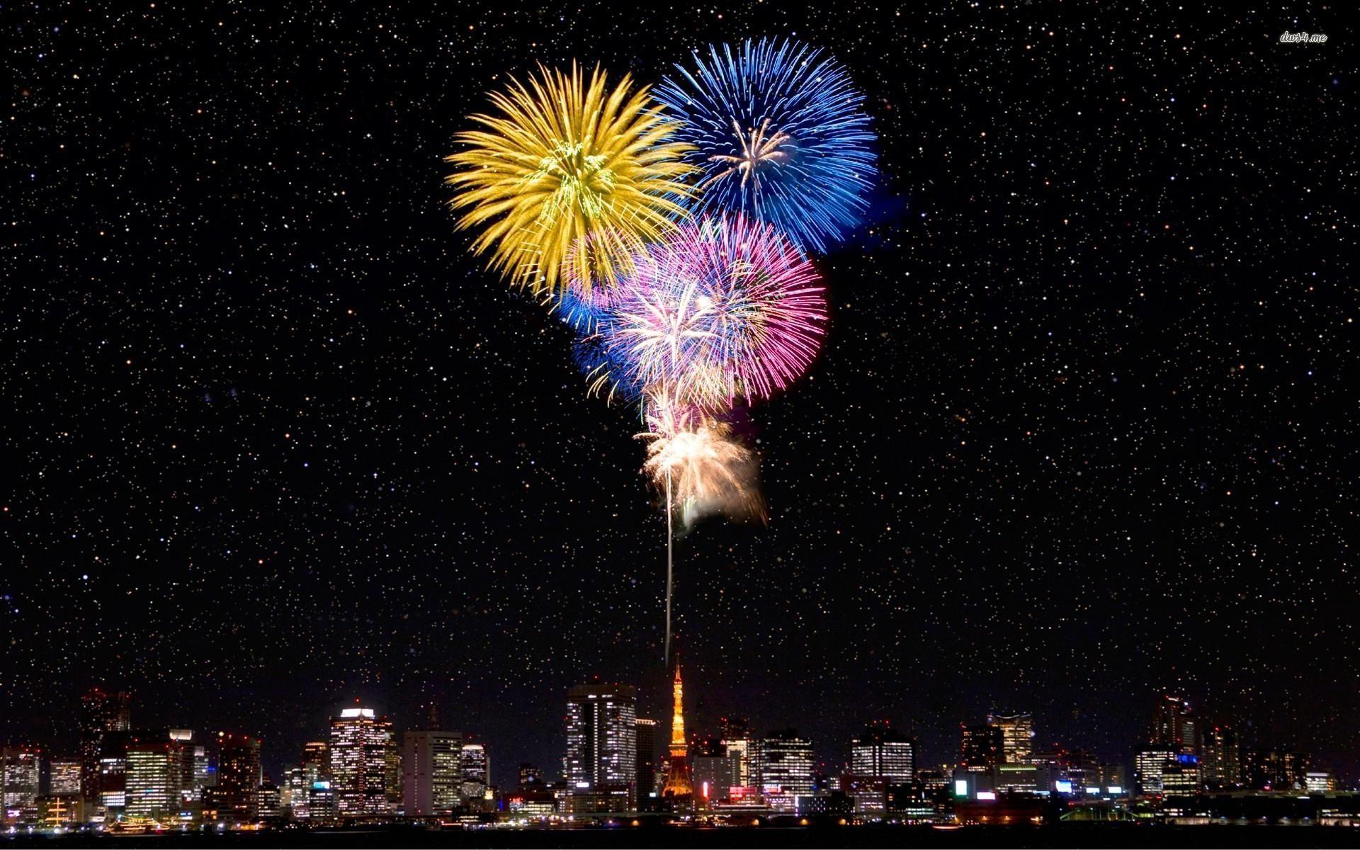 Fireworks over Tokyo wallpaper wallpaper - #