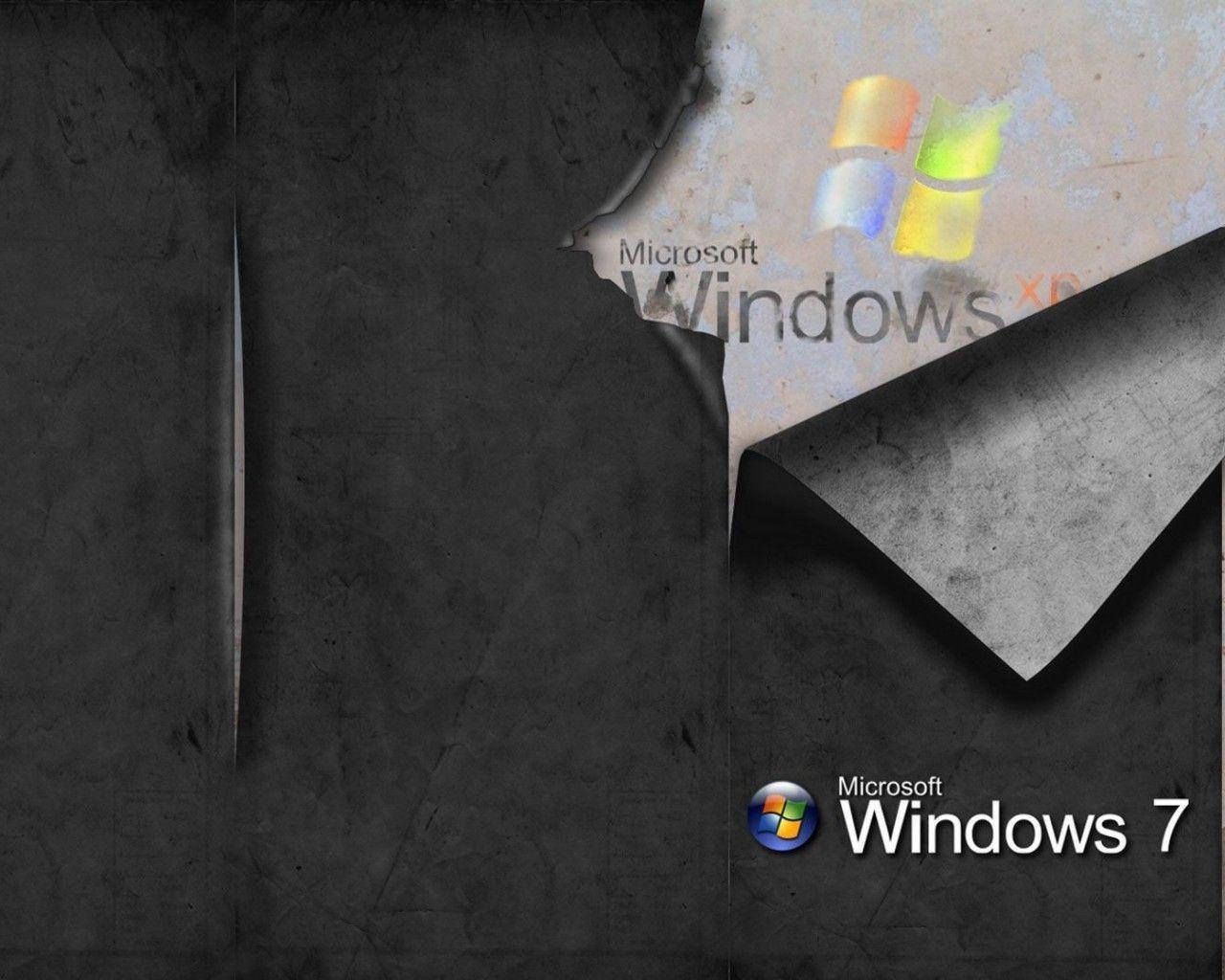 Windows 7 Wallpaper Black 2