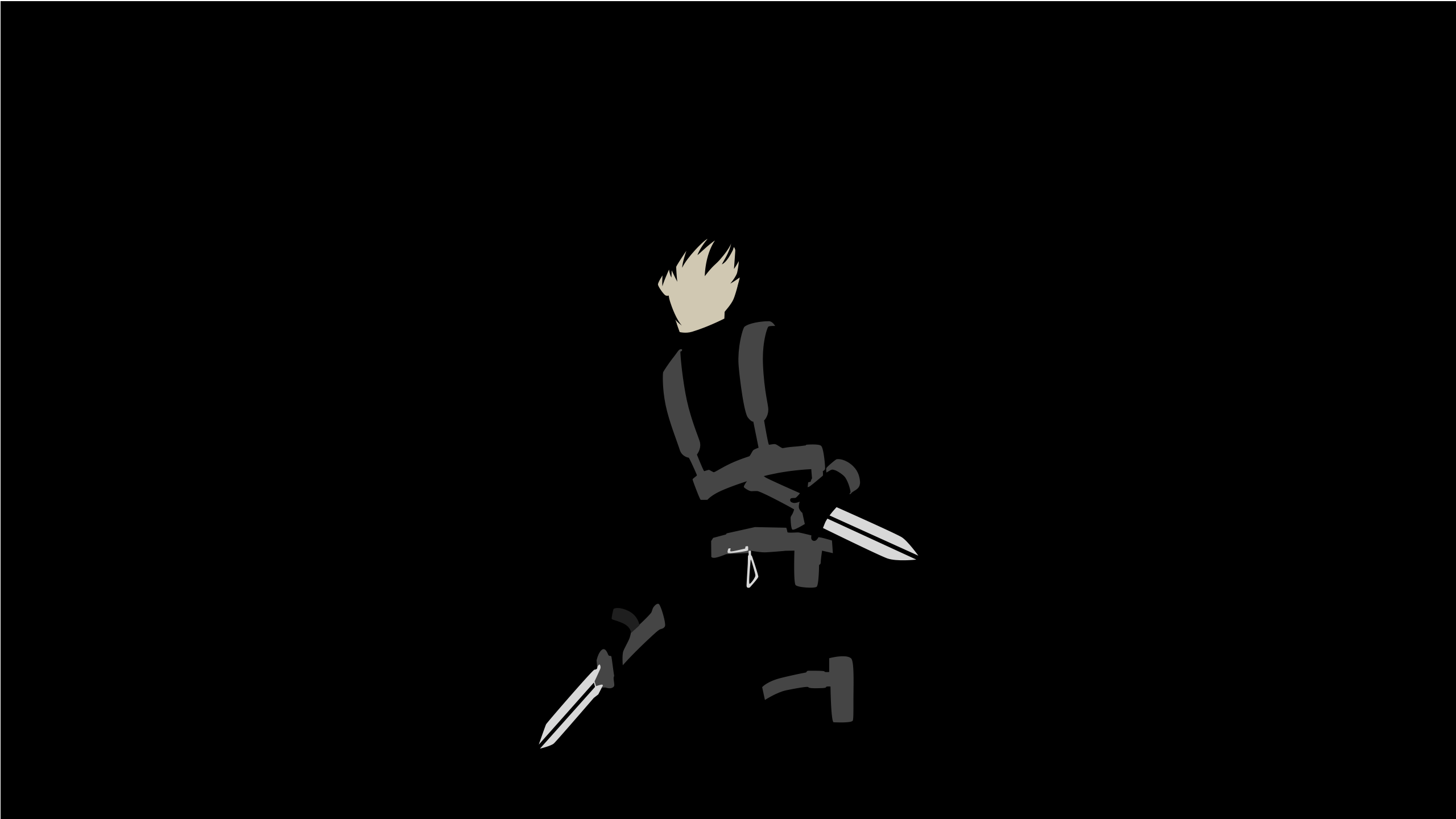 Minimalist Darker Than Black Wallpaper I