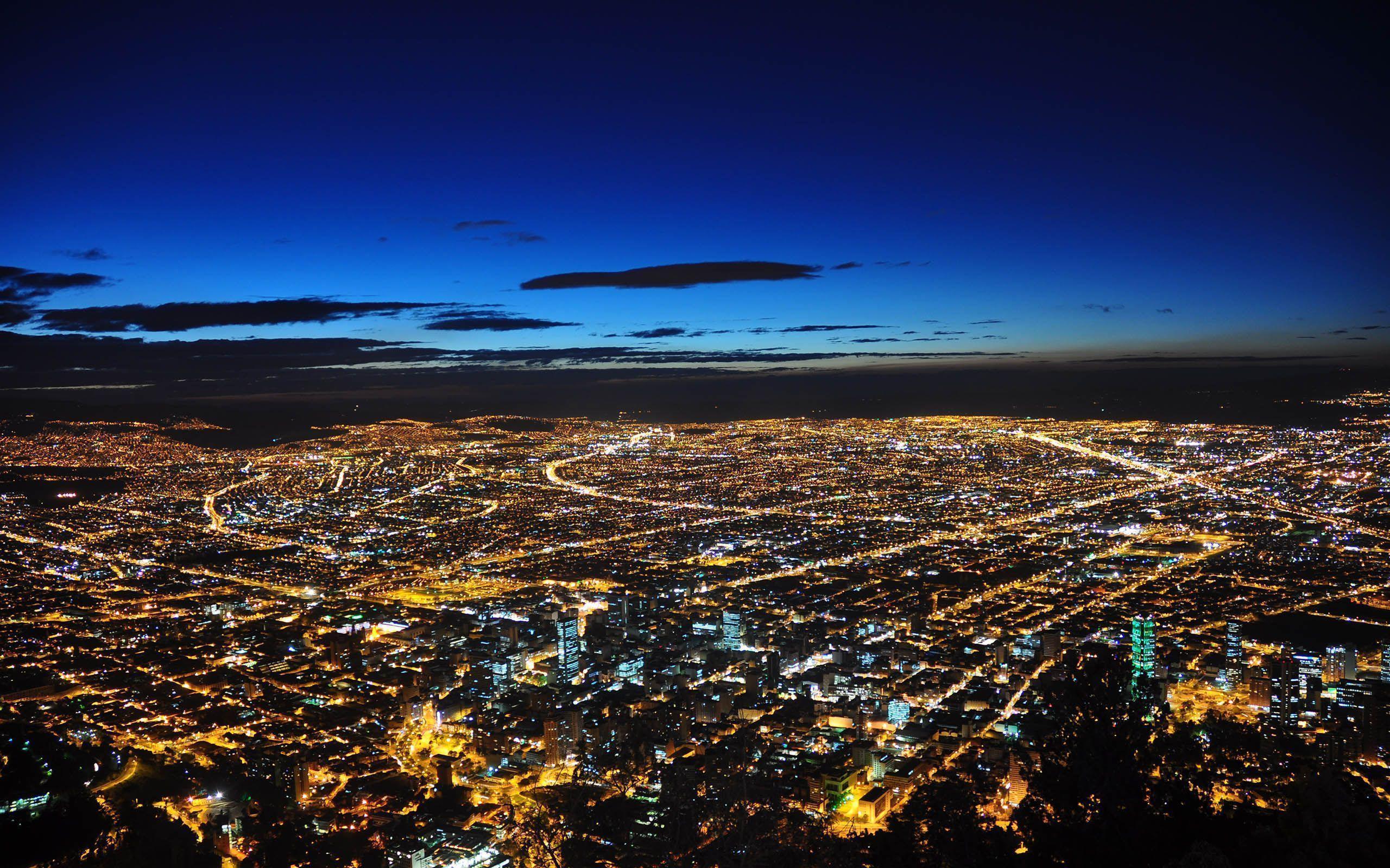 Bogota Colombia Night View 4697 High Resolution. download all
