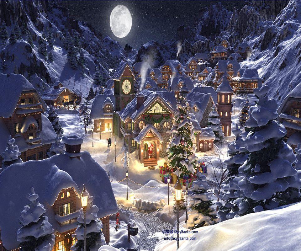 Christmas Eve holiday mobile wallpaper download