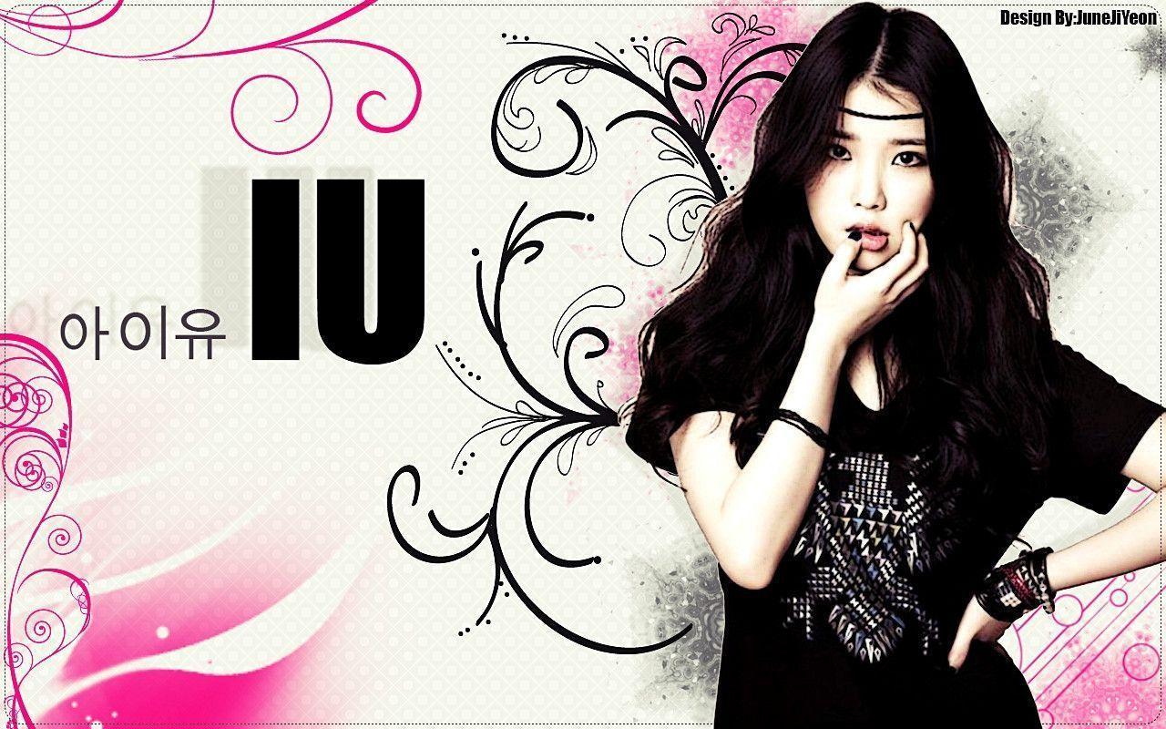 IU Beautiful Singer Wallpaper HD. FreeHDWal Wallpaper