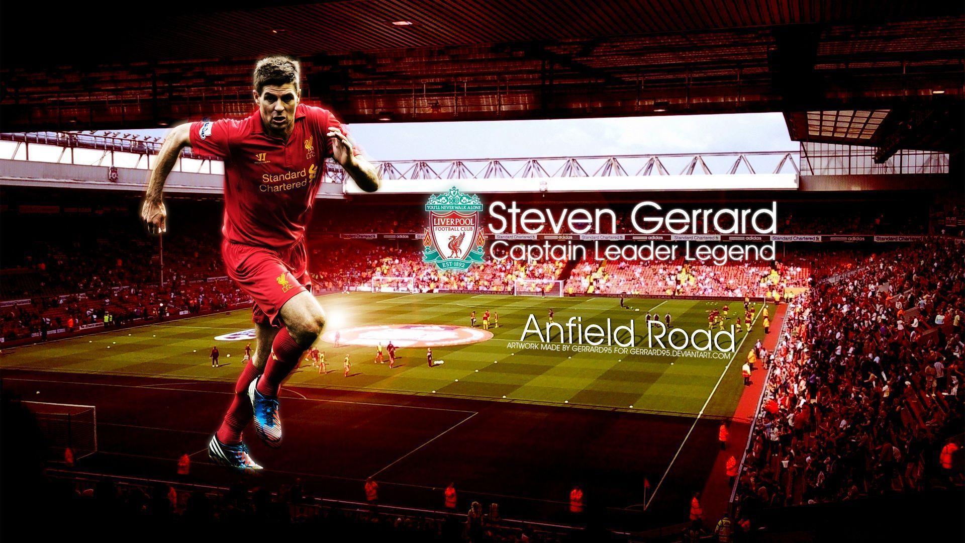 Steven Gerrard Captain Liverpool HD Wallpaper. ForWallpaper