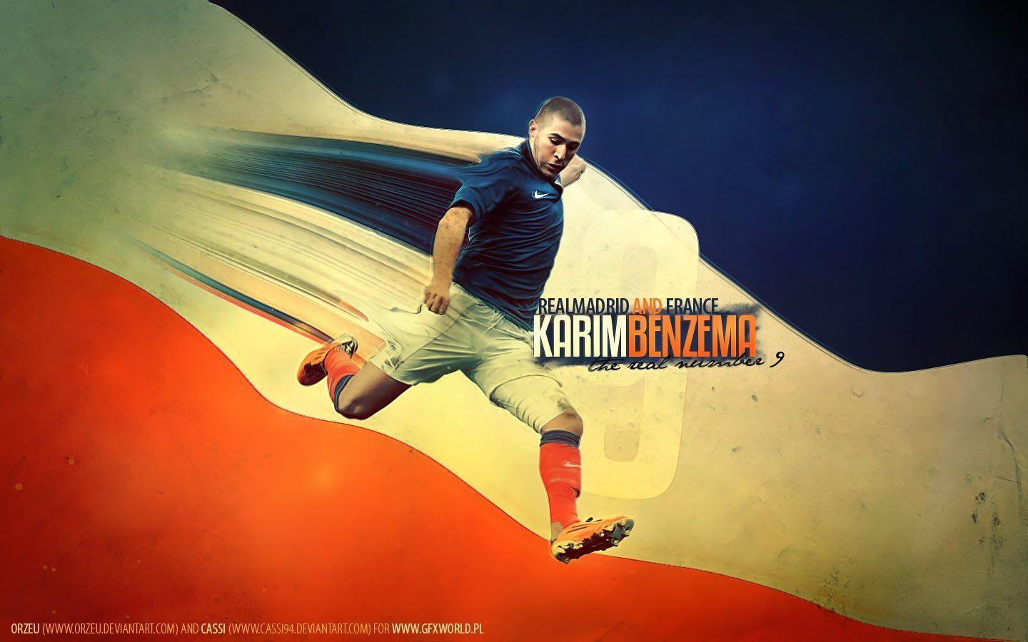 Football Wallpaper&Football Avatars: Wallpaper Karim Benzema