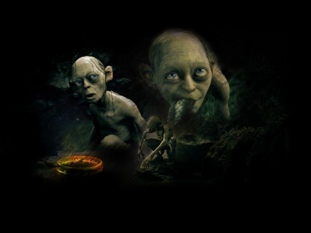 Pix For > Lord Of The Rings Gollum Wallpaper