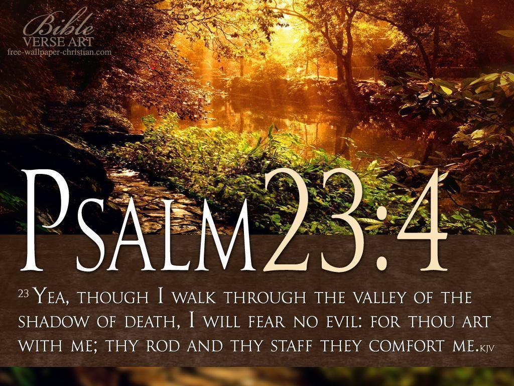 Psalm 23:4 Landscape HD Wallpaper