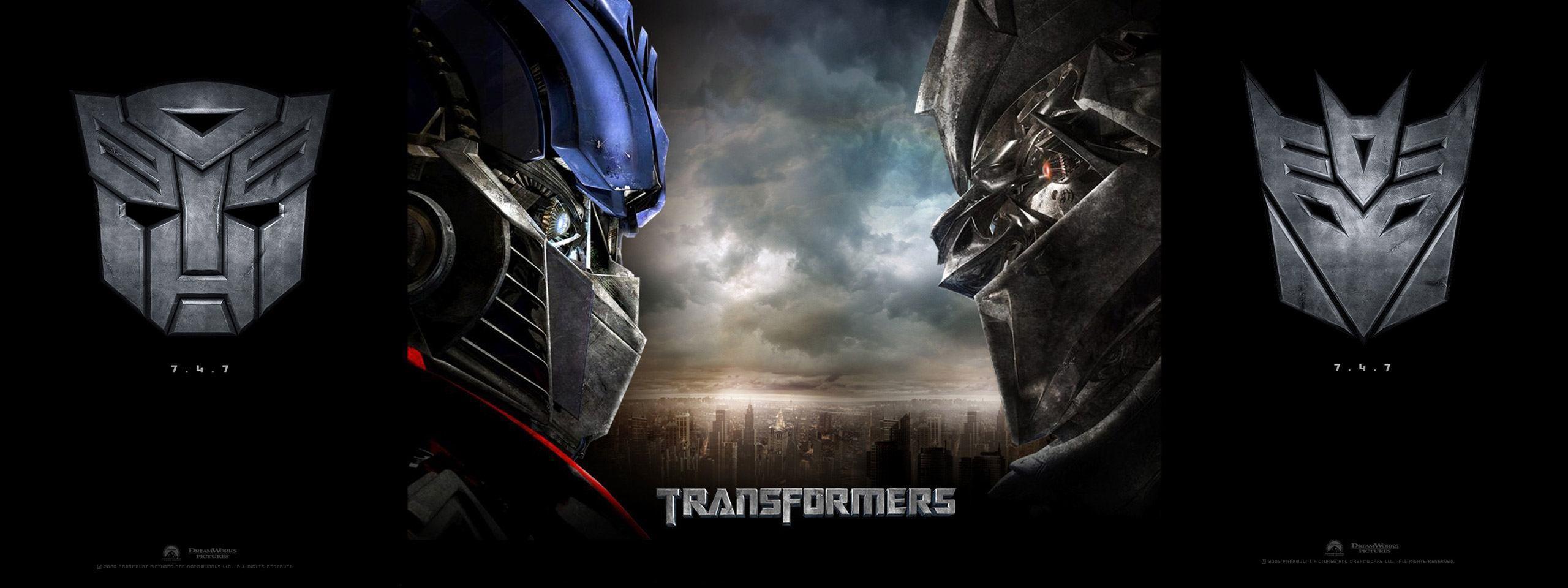 dual desktop wallpaper movie Transformers - HD Movie
