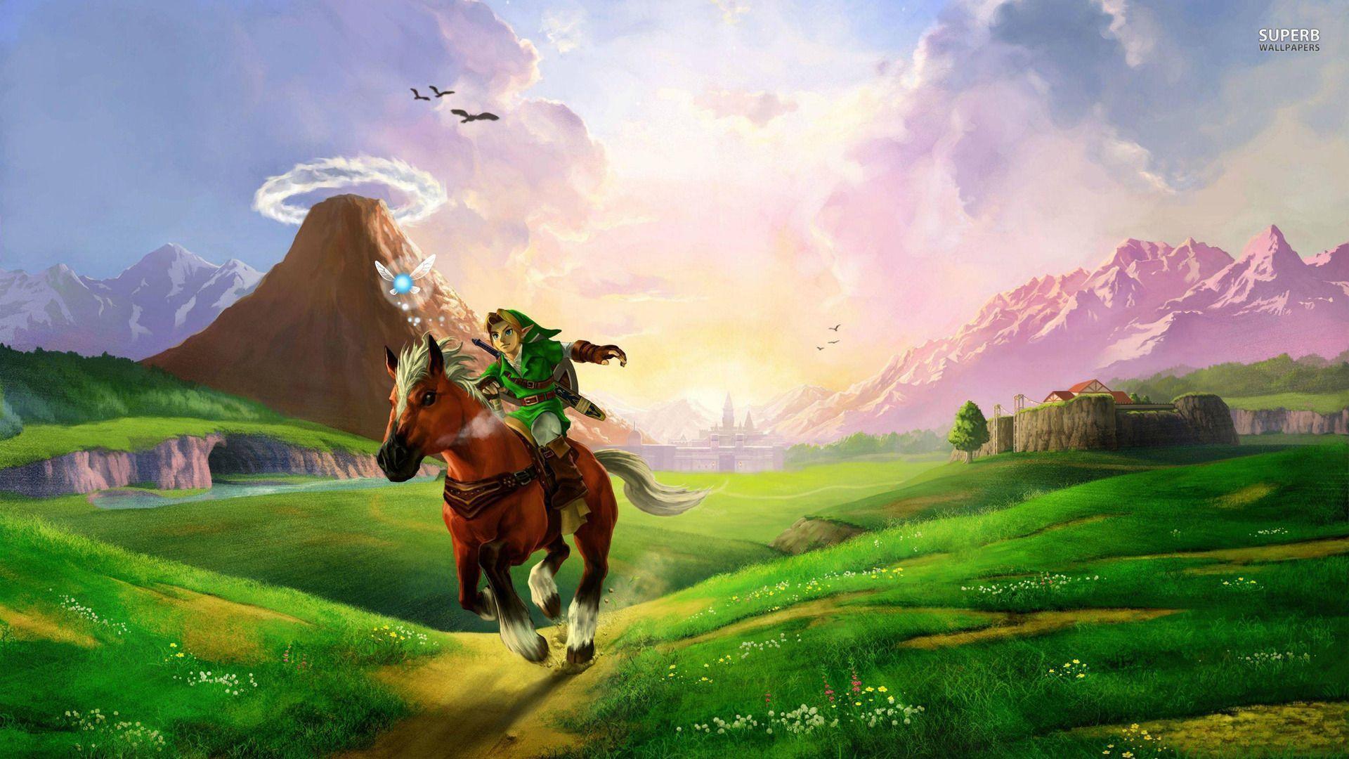 The Legend Of Zelda Ocarina Of Time Wallpaper Game Wallpaper