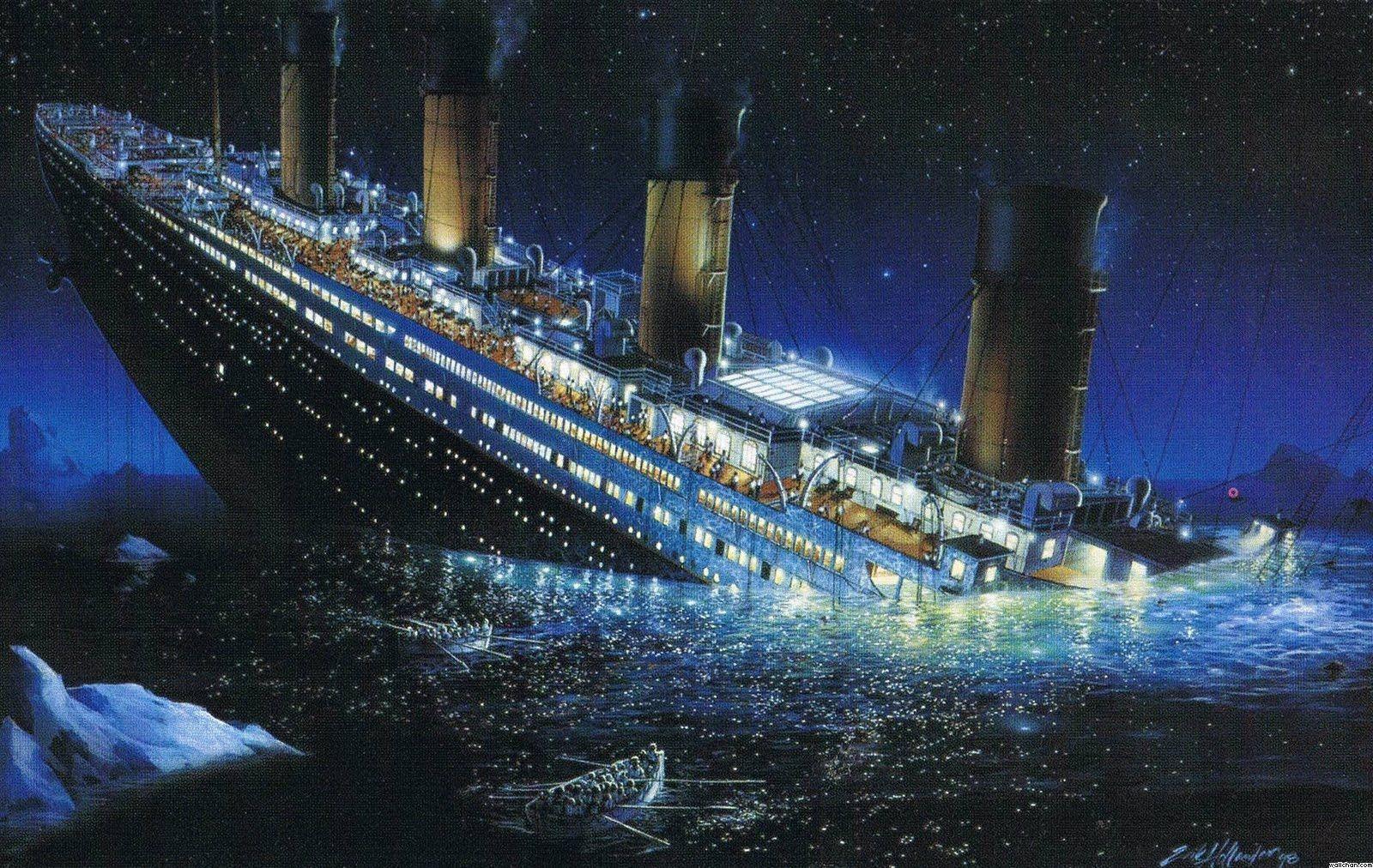 Ship Sinking Titanic Movie Wallpapers
