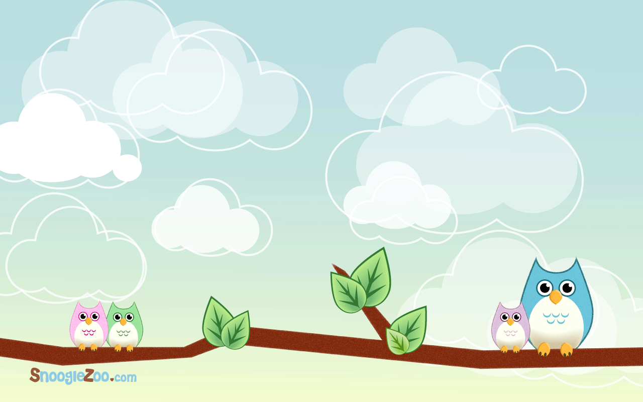 Animals For > Cute Cartoon Owl Wallpaper Desktop
