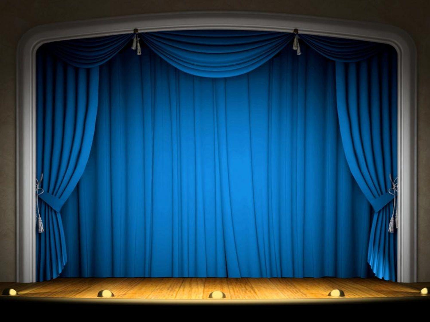 Free Stage Background Content Slide Background For PowerPoint