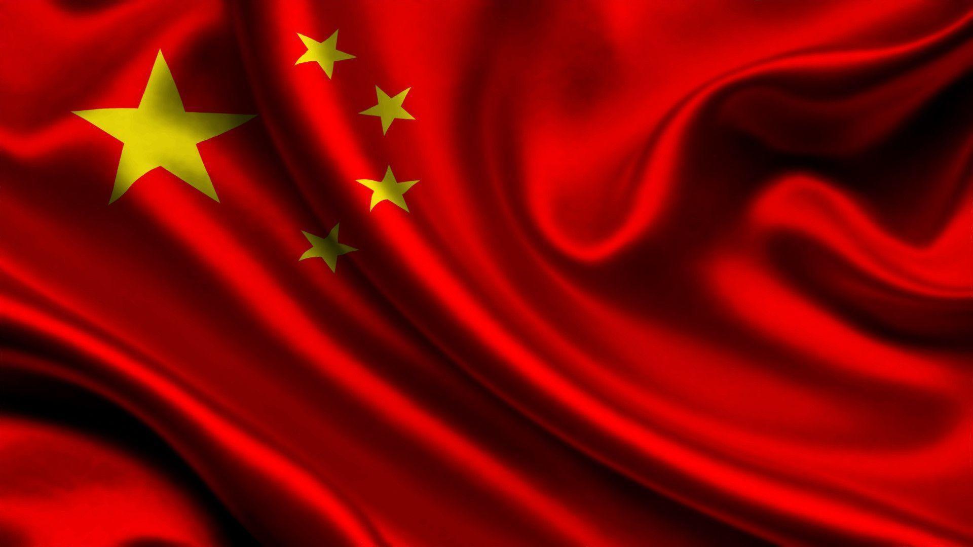Download wallpapers china, satin, flag, China free desktop