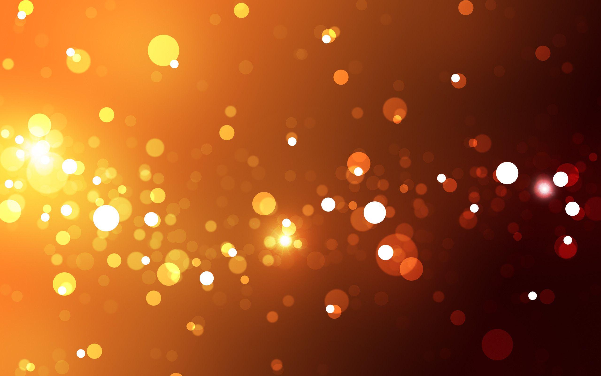Download Abstract Lights Orange Wallpaper 2560x1600. Full HD