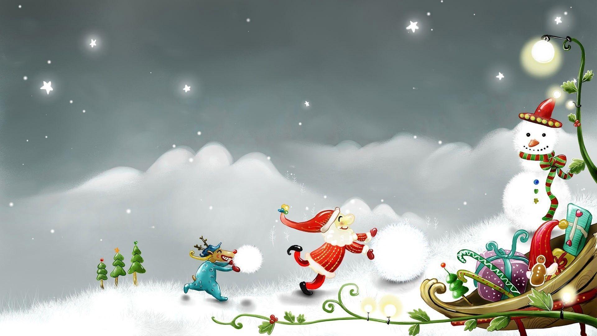 Santa And Rudolph Making